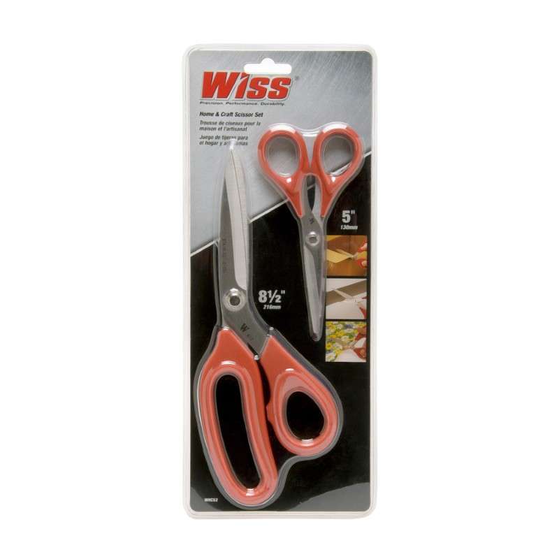 Scissors for Crafting and Sewing, Industrial, 2-Pack Set