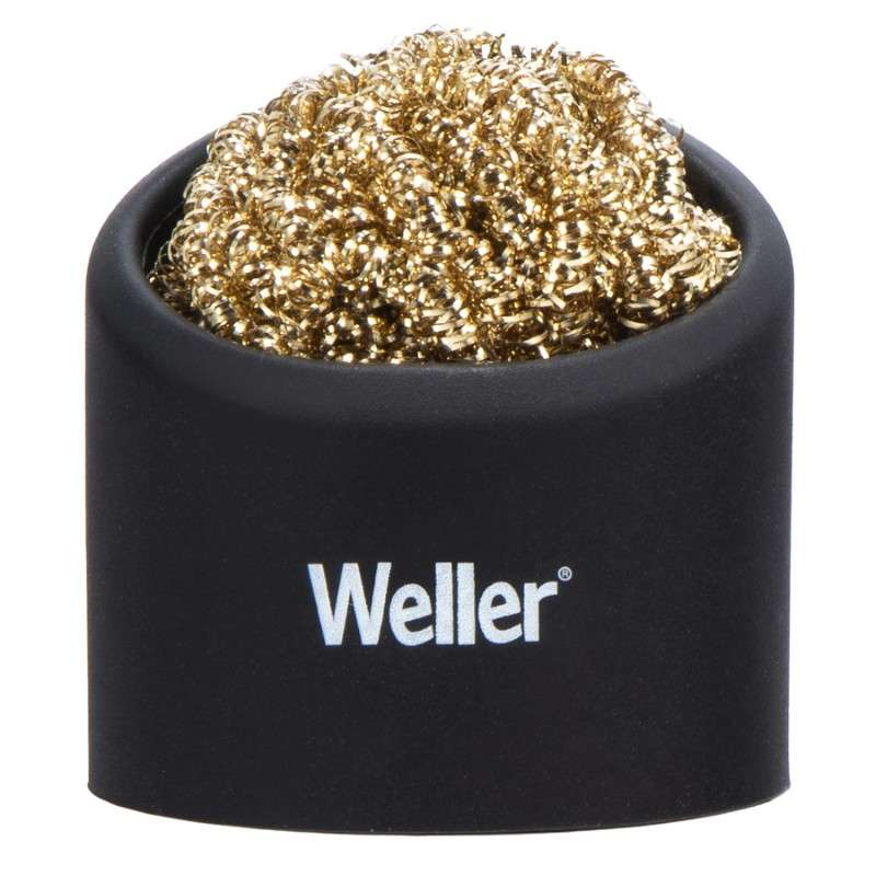 Soldering Tip Cleaner With Holder, Brass Sponge