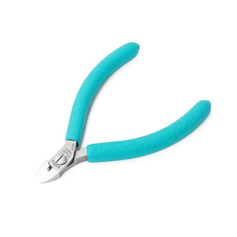 ESD-Safe Oval Head Full Flush Cutters with Cushion Grip Handles, 4-1/4" Long