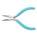 ESD-Safe Thin Long Nose Plier with Serrated Jaws and Green Cushion Grips, 5" (Carded Version)