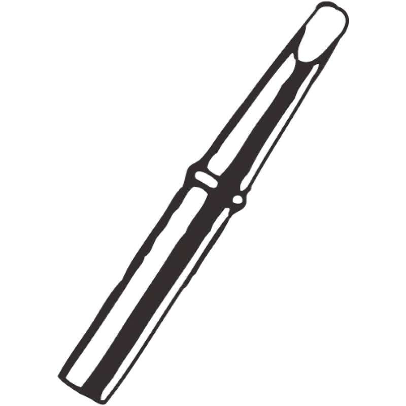 Screwdriver Solder Tip, CT6 Series for W100PG and W100P3 Irons, 800°F, .250"