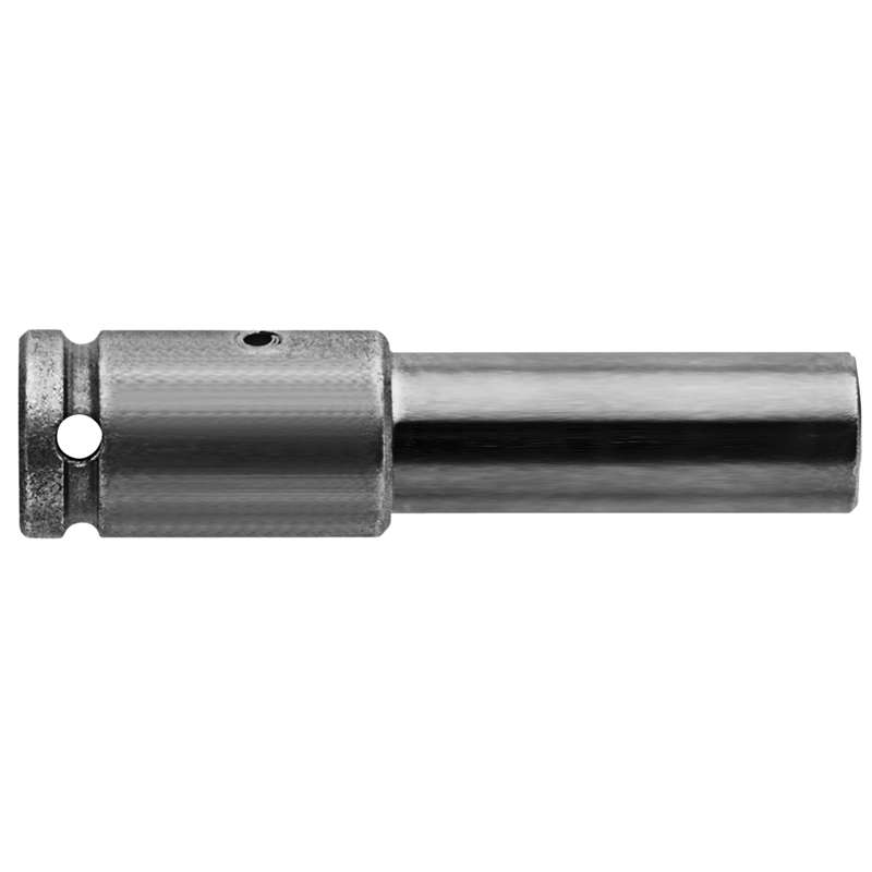 Bit Holder, 3/8" Square Drive, Female Square Drive for 1/4" Hex Insert, 1.25" Overall Length