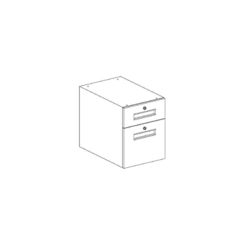 Drawer Assembly Box/File 23x15x19-1/2" for 30" Workstation Depth