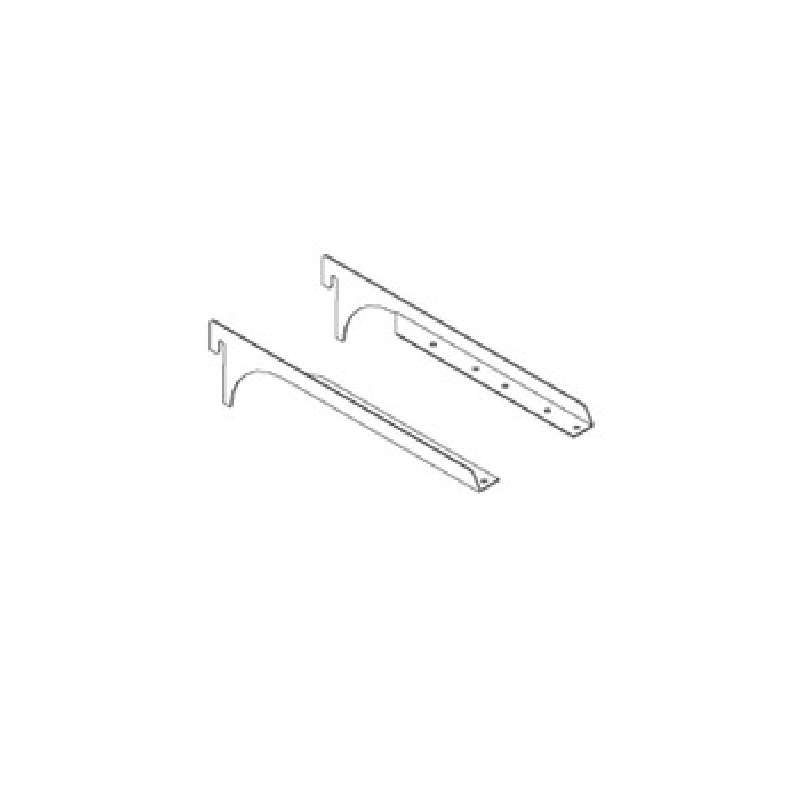 Mounting Brackets, 14", for Light Fixture, 1 Pair