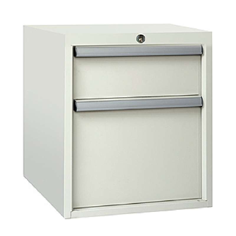 8000 Series Drawer Assembly with one 5-3/4" Drawer and one 12" File Cabinet, 19-7/8 H x 19-1/4 D x 16-3/4" W