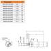 Air Motor, Threaded Output Shaft, 3/8 x 24 UNF, 1000 RPM, 55.63 lbf/in