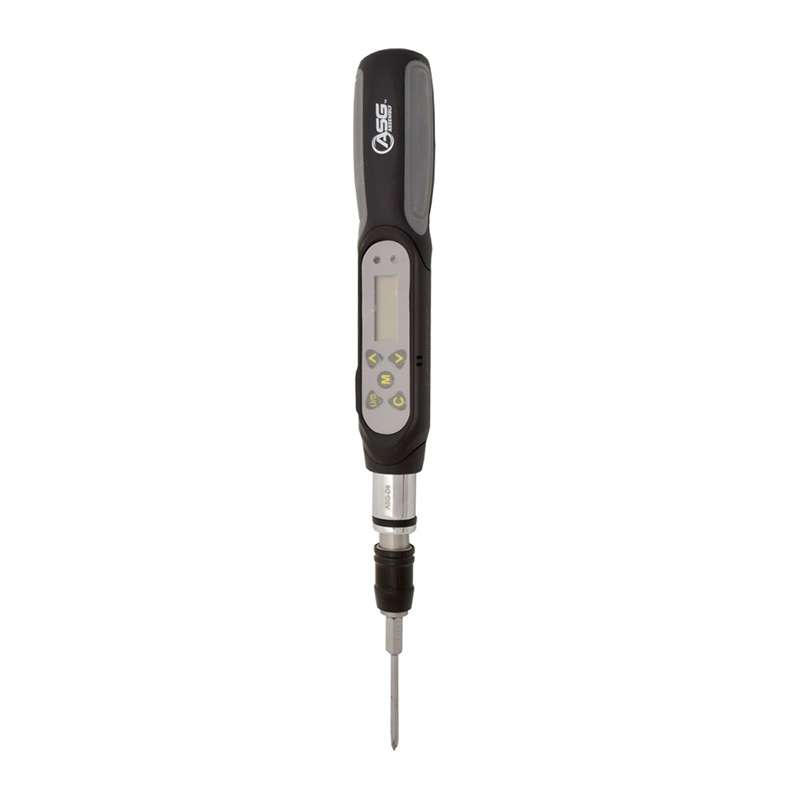 Mini Digital Screwdriver, 0.88-17.7 lbf/in, 1/4" Hex Drive, Manual