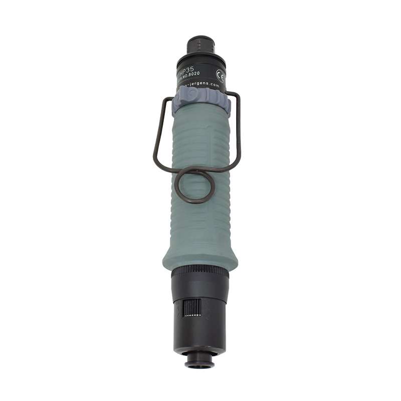 Pneumatic Screwdriver, Push-to-Start, Inline, Auto Shut Off, 1/4" Hex Drive, 7.09"