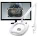 Magnifying Lamp, Mighty Vue Inspector, 3 Dipoter (1.75x) Glass Lens, with Built-In HD Camera