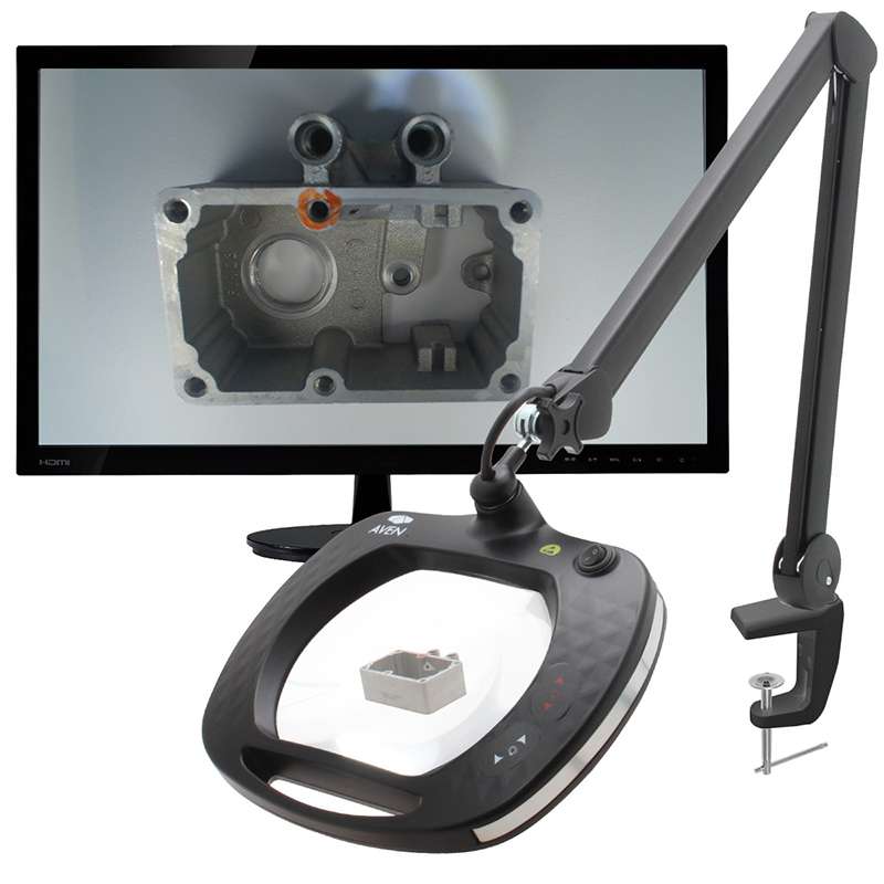 Mighty Vue Inspector, 5 Diopter Magnifying Lamp, with HD Camera, ESD Safe