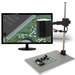 SharpVue XT Digital Microscope (1.3x-30x), USB, ESD Safe Stand and Base, with 1080p HD Monitor