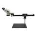 SPZ-50 Stereo Zoom Binocular Microscope (6.75x-50x), Glide Boom Stand, LED Ring Light