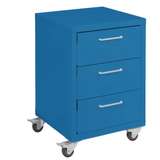 Industrial Grade Storage Cabinets-3 Drawers-8", 8", 8" with Casters 21" D x 22" W x 31.326" H redirect to product page