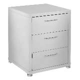 Stainless Steel Industrial Grade Storage Cabinets-3 Drawers-8", 8", 8" with Glides redirect to product page
