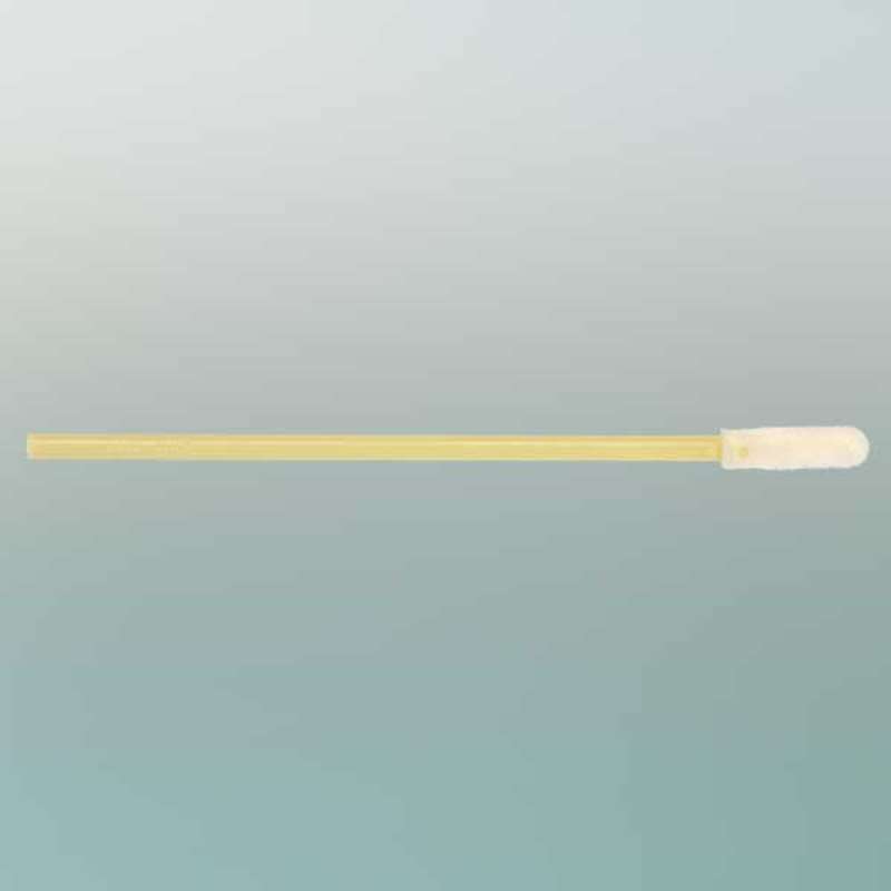 Lab-Tips™ Cleanroom Small Open Cell Polyurethane Foam Swab with 11mm Tip Length and Polypropylene Handle, 2.75" Long, 100 per Package