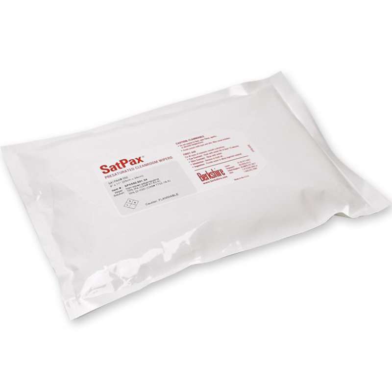 SatPax™ 550 Cleanroom 100% Meltblown Polypropylene Wipe Presaturated with 70% IPA, 7 x 11", 75 per Package