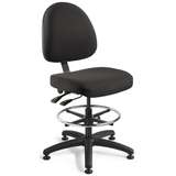 Chair, Fabric, Med. Back, Independent, Black, 20"-27.5"H, Integra Series redirect to product page
