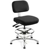 Chair, Fabric, Upholstered, Black, ESD, 21.5"-31.5"H, Doral Series redirect to product page