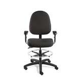 Chair, Fabric, Upholstered, Slate Blue, ESD, 15.5"-21"H, Integra Series redirect to product page