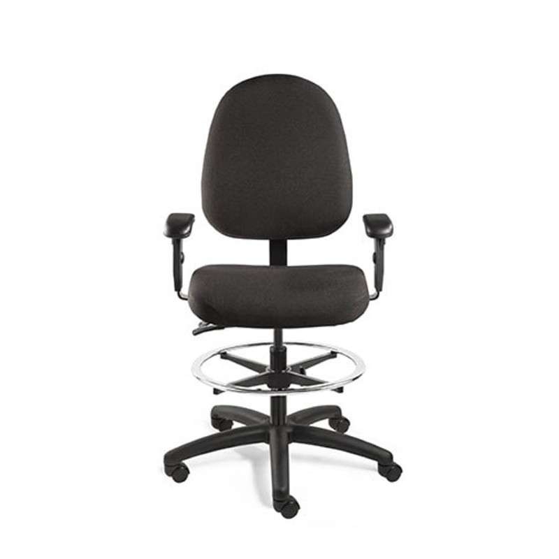 Chair, Fabric, Upholstered, Slate Blue, ESD, 15.5"-21"H, Integra Series