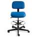 DORAL FABRIC CHAIR 18" BLACK, HARD FLOOR CASTER
