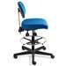 DORAL FABRIC CHAIR 18" BLACK, HARD FLOOR CASTER
