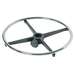 Adjustable ESD 18" Chrome Footring