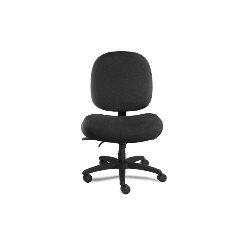 Carrington Heavy Duty ESD Fabric Chair, Free Floating Back Tilt, Ratcheted Backrest With Lumbar Support, 28" Diameter Heavy Duty Polished Aluminum Base, ESD