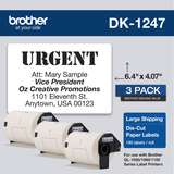 3 pack, Shipping Paper Labels, 180 Labels/Roll, 4.07”x 6.4” redirect to product page