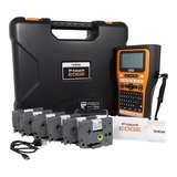 PT-E510 Ind Handheld Labeling Tool w/ USB-C Connectivity, Auto Full/Half Cutter, Hand-Strap, Li-ion Battery, Case & 5 Tapes redirect to product page