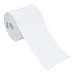 Liner-Free DT White Paper Label Roll, 4.19" x 170', 3.125" OD, 1" Core ID, Full Coverage Adhesive, Case of 32 Rolls