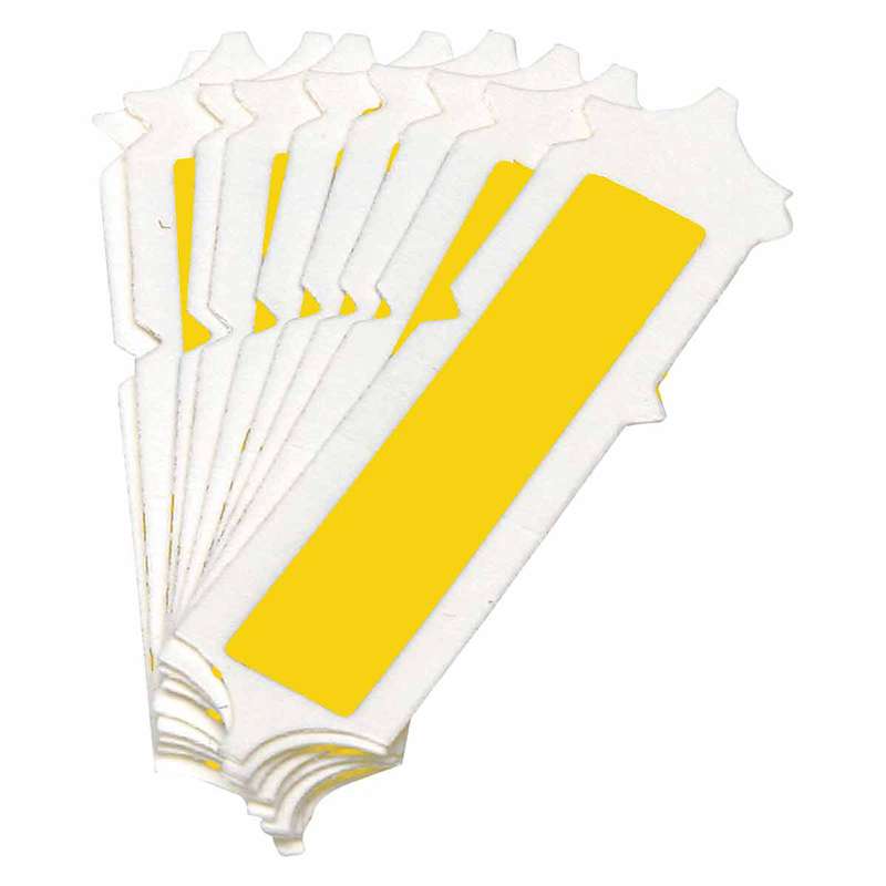 2in Yellow Gothic Font, Quik-Align Labels, Letter "I", Pack of 10