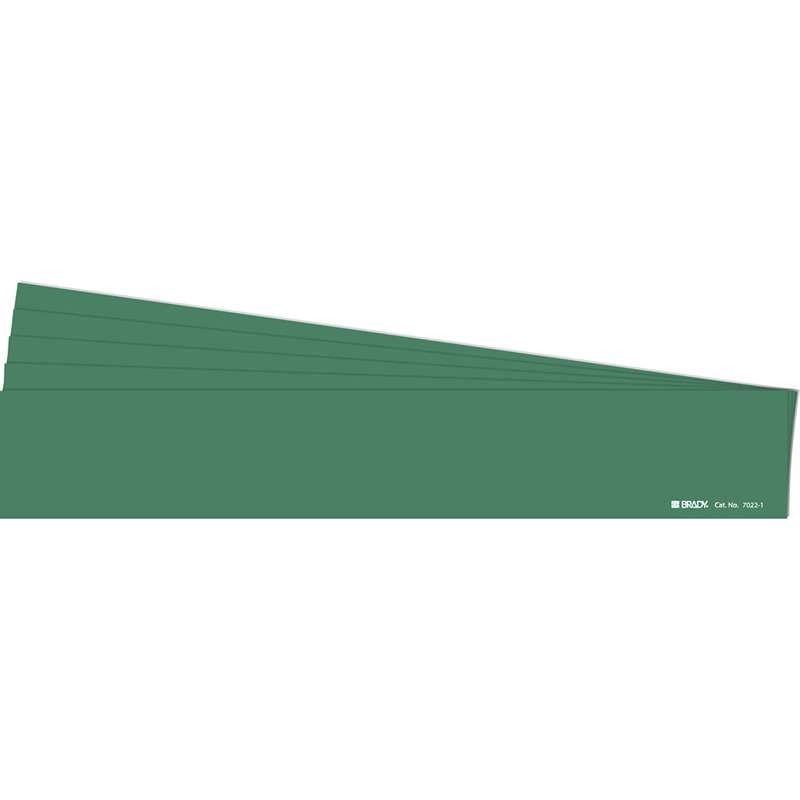 Blank Pipe Marker Style 1 Green 1 per Card, 5 PK