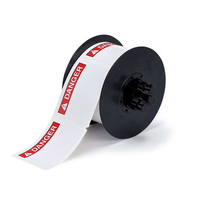 Indoor/Outdoor Vinyl ANSI Danger Labels, 2.25" x 3", 300/Roll