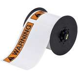 BBP™31 Tape, Indoor/Outdoor, 2.25" x 3", Vinyl Film with Permanent Adhesive, 300/Roll, Black/Orange redirect to product page