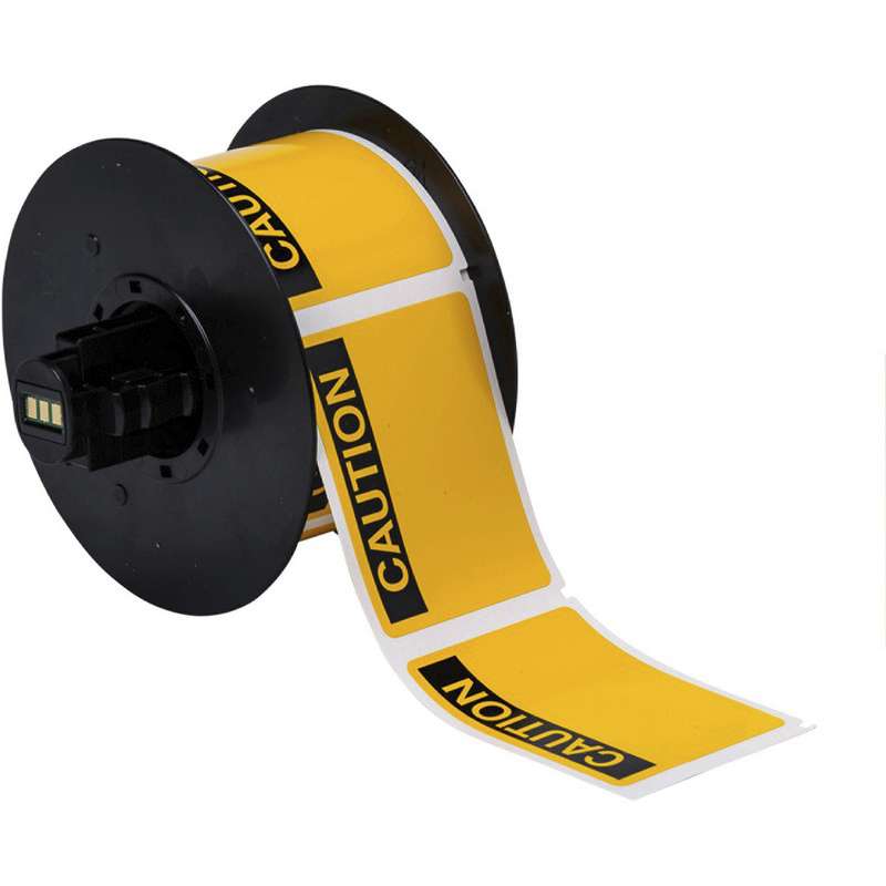 Indoor/Outdoor Vinyl OSHA Caution Labels, 2.5" x 3", 300/Roll