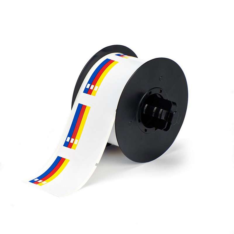 Indoor/Outdoor Vinyl RTK Color Bar Label, 4" x 6", 170/Roll
