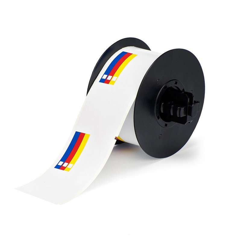 Indoor/Outdoor Vinyl RTK Color Bar Label, 2.25" x 4", 240/Roll