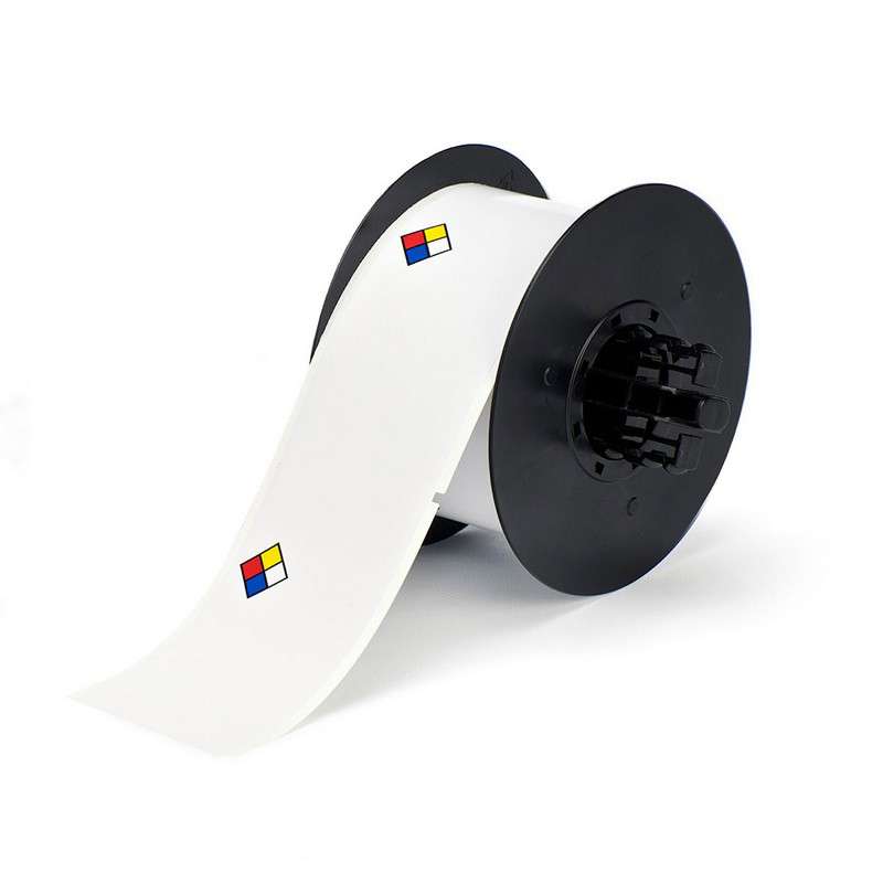 Indoor/Outdoor Vinyl RTK Label with Pre-Printed Diamond, 2.25" x 2.4", 240/Roll