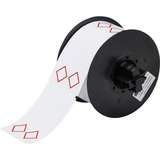 B30 Series Vinyl GHS Label with 2 Pre-Printed Red Empty Diamonds, 2" x 3", White, 340 per Roll redirect to product page