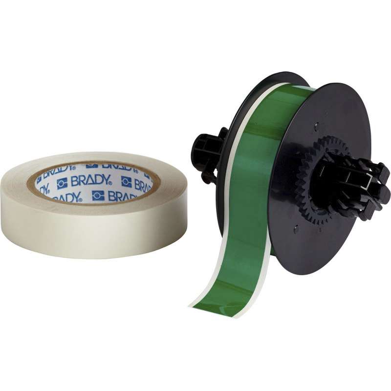 B30 Series ToughStripe® Printable Floor Marking Tape with Aggressive Adhesive, 1.125" x 100', Green