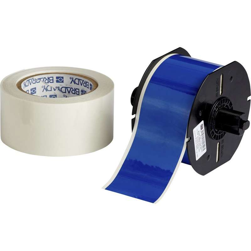 B30 Series ToughStripe® Printable Floor Marking Tape with Aggressive Adhesive, 2.25" x 100', Blue