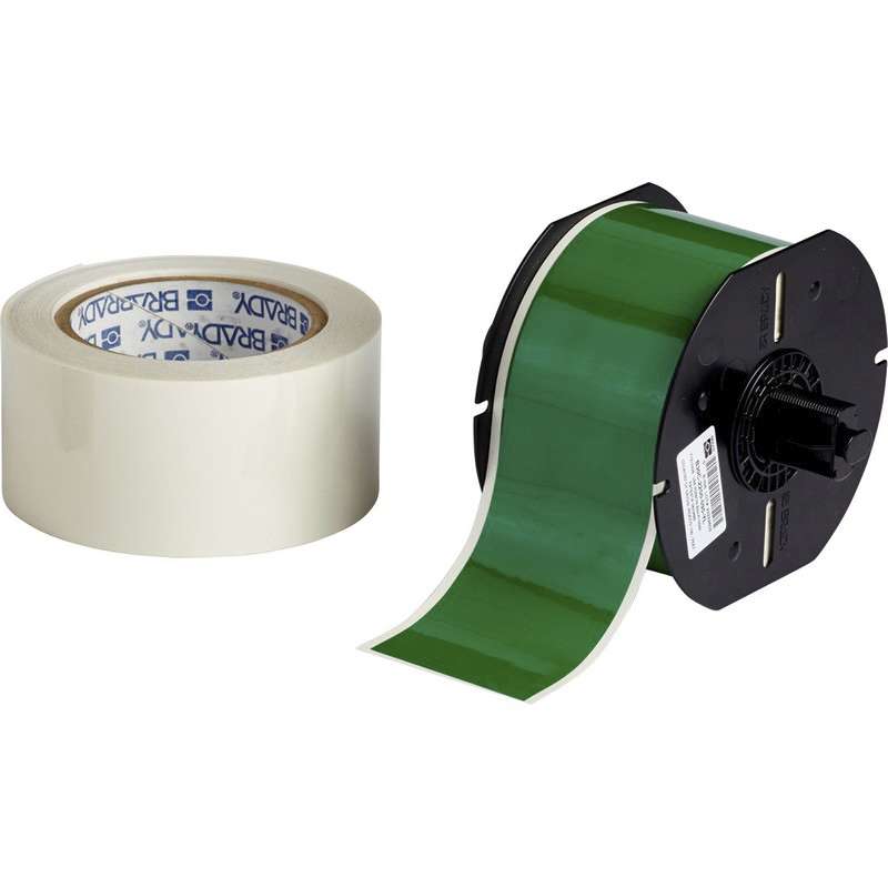 B30 Series ToughStripe® Printable Floor Marking Tape with Aggressive Adhesive, 2.25" x 100', Green