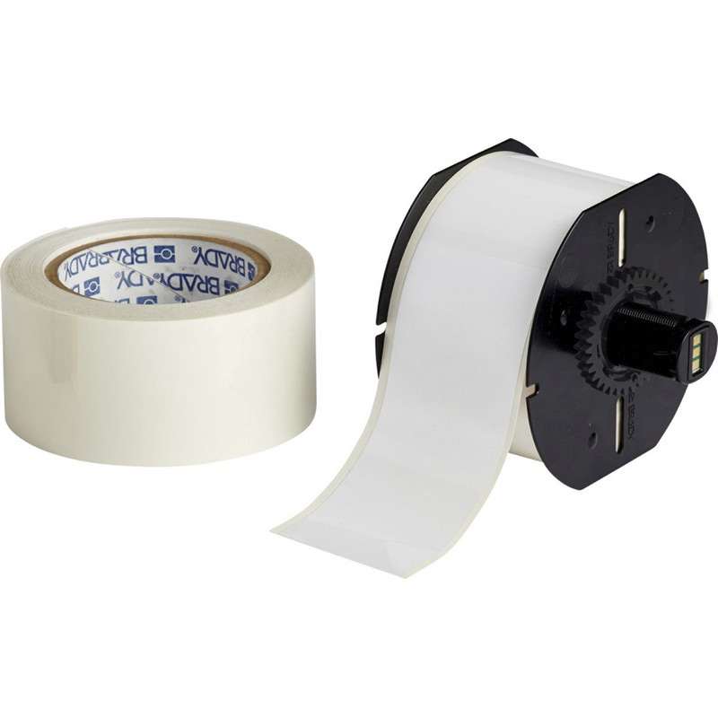 ToughStripe Printable Floor Marking Tape with Laminate, White, 2.25" x 100'