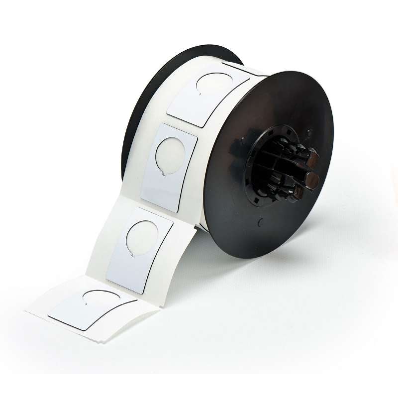 BBP™31 Label, Raised Profile Polyester, 1.2" x 1.9", 180/Roll, White Gloss