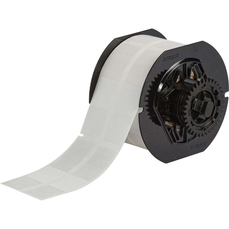 B33 Series Rotating Vinyl Wire Labels, White/Translucent,  2.75" x 1", 700/Roll