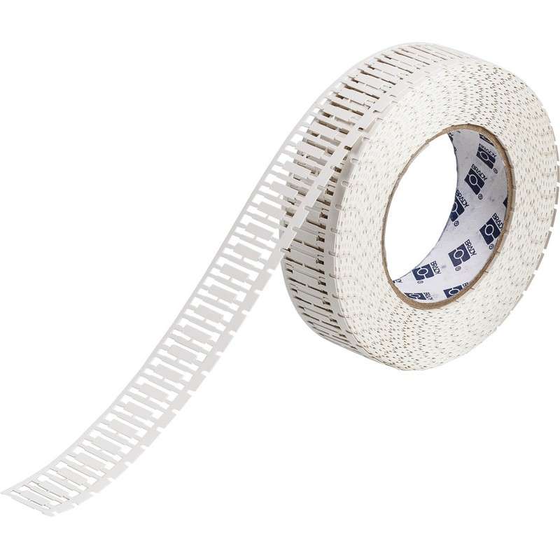 DuraSleeve™ Polypropylene Thermal Transfer Printer Inserts, Matte White, .590" x .163", 2500 per Roll