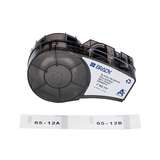 M21 Series Pre-sized Harsh-Environment Polyester Labels 0.75" H x 1" W BK/WH redirect to product page