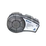 M21 Series Water-Dissolvable Labels 0.5" W x 25' L BK/WH redirect to product page