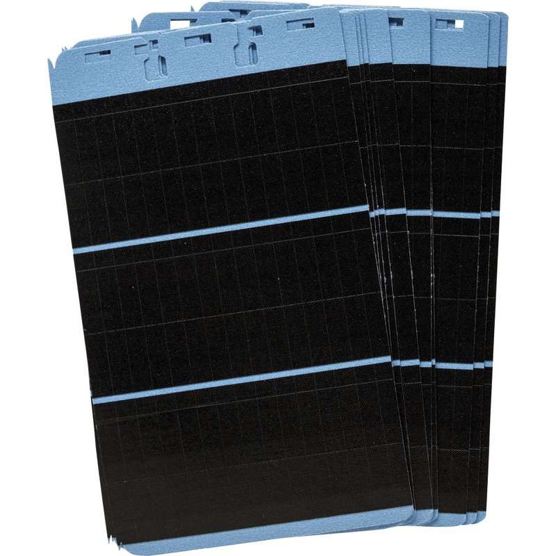 Porta-Pack™ Repositionable Vinyl Cloth Refill Pages, Blank Black, 10 Pages per Pack
